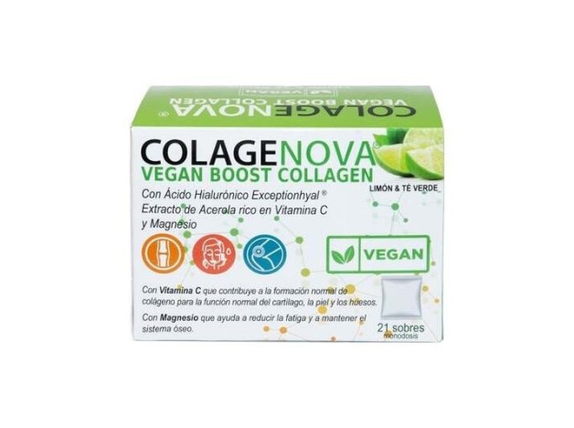 Colagenova Vegan Boost Te Verde+Limon 21Sbrs.