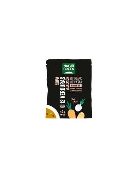 Naturgreen Sopa Ecológica Selección De 12 Verduras 40 G