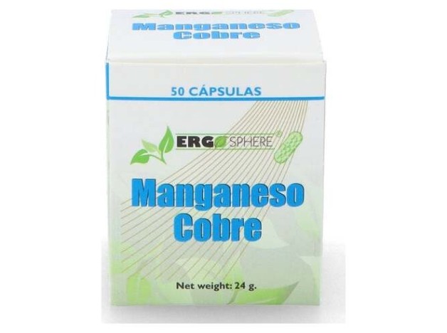 Ergonat Galenic Manganeso Cobre Ergosphere 50Caps