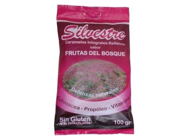 Caramelos Rellenos De Frutas Bosque Azucar 100Gr.