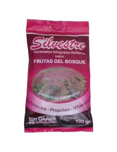 Caramelos Rellenos De Frutas Bosque Azucar 100Gr.