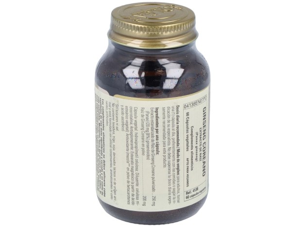 Ginseng Coreano-Raiz-(Panax Ginseng ) 60Veg.