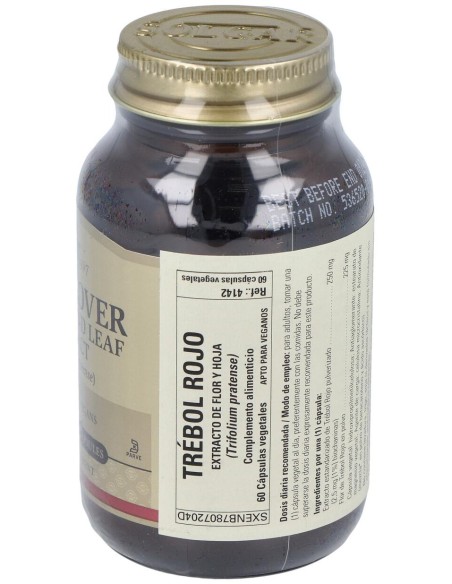 Solgar Trébol Rojo Extracto De Flor Y Hoja 60Vcaps