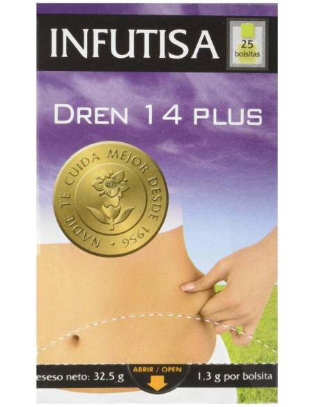 Infutisa Dren 14 Plus Infusión 25Uds