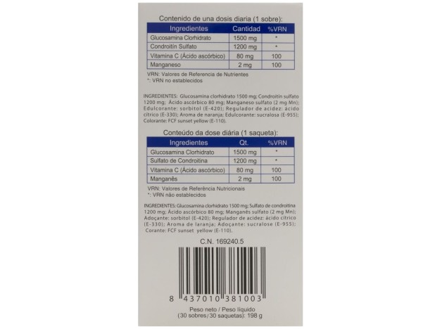 Carticure® Polvo Para Solución Oral 30 Sobres