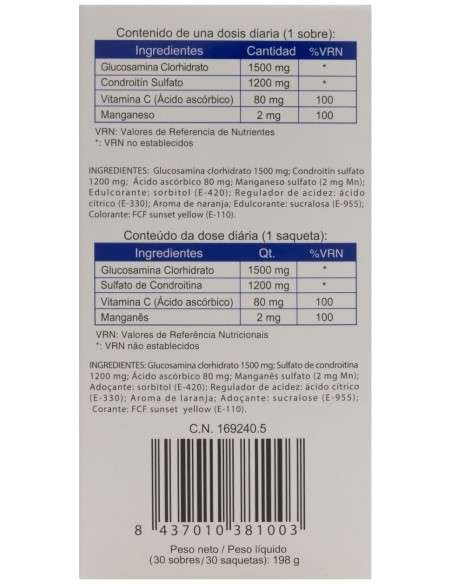 Carticure® Polvo Para Solución Oral 30 Sobres