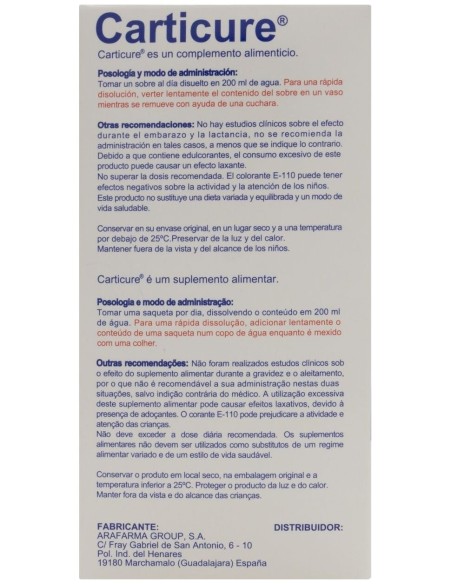 Carticure® Polvo Para Solución Oral 30 Sobres