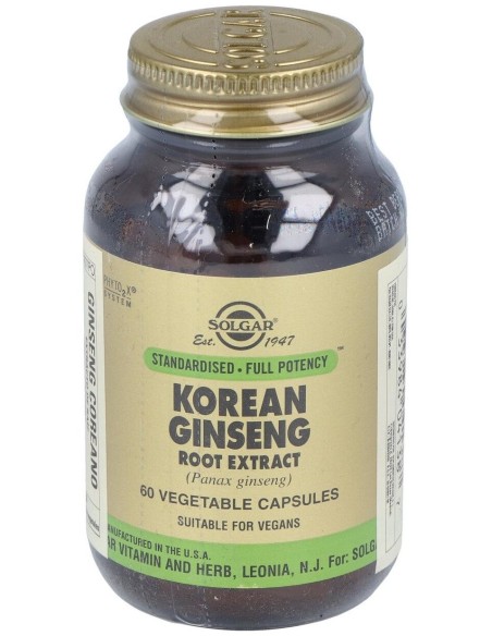Ginseng Coreano-Raiz-(Panax Ginseng ) 60Veg.