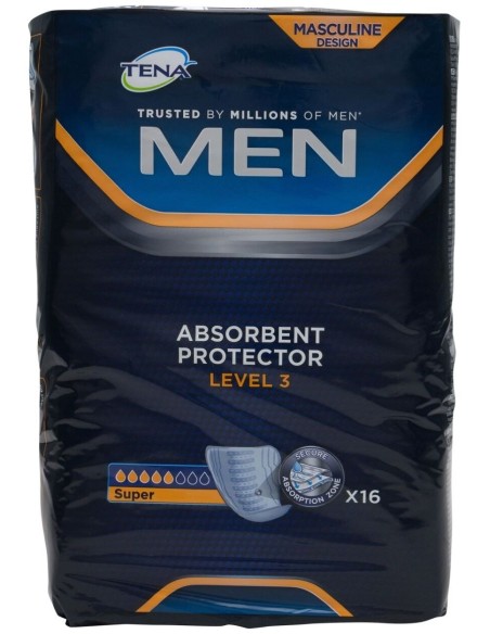 Tena Men Level 3, 16 Uds