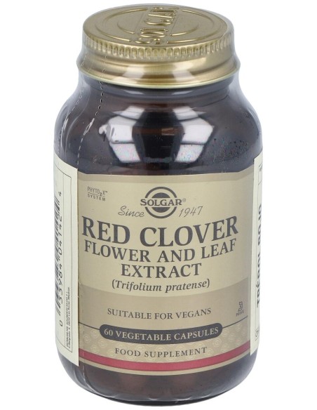 Solgar Trébol Rojo Extracto De Flor Y Hoja 60Vcaps