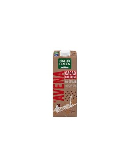Naturgreen Bebida Ecológica De Avena Y Cacao Con Calcio 1L