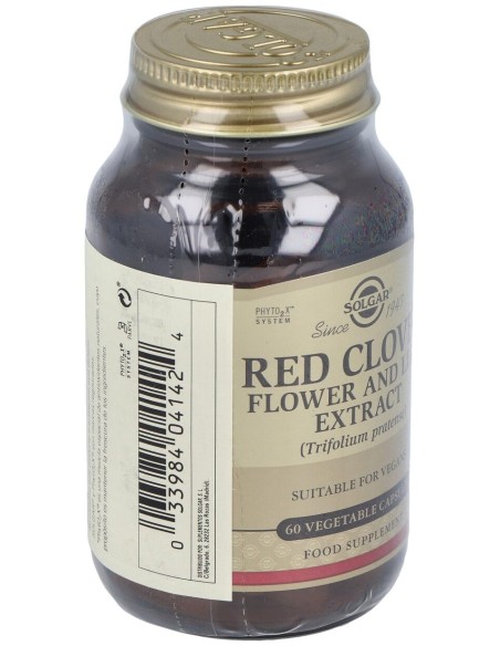 Solgar Trébol Rojo Extracto De Flor Y Hoja 60Vcaps