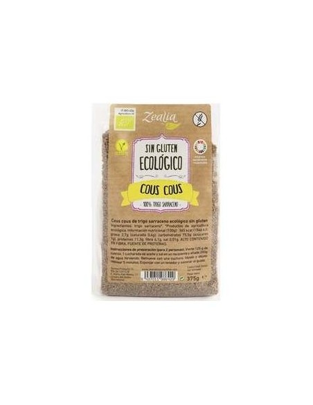 Zealia Cous Cous De Trigo Sarraceno Bio Sin Gluten 375G