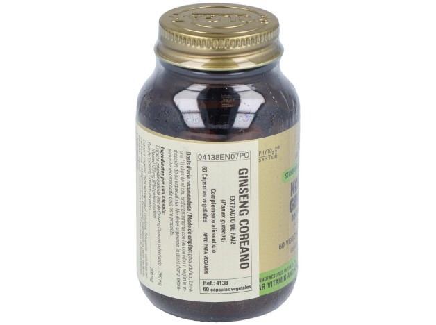Ginseng Coreano-Raiz-(Panax Ginseng ) 60Veg.