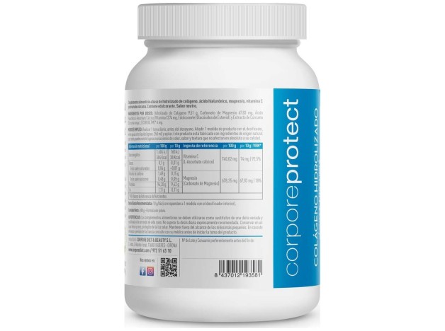 Corpore Protect Colageno Hidrolizado Neutro 300Gr.