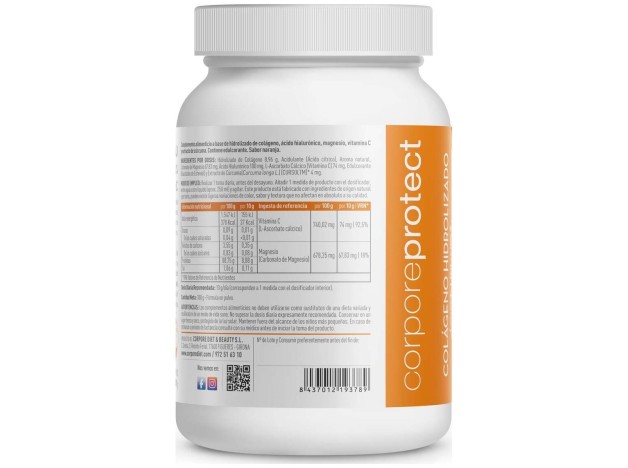 Corpore Protect Colageno Hidrolizado Naranja 300Gr