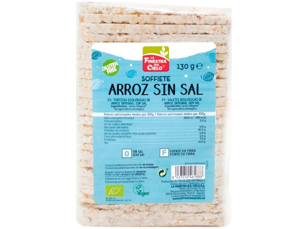 Finestra Sul Cielo Soffiette Arroz S/Sal 130 G