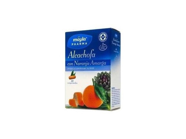 Máyla Pharma Alcachofa Con Naranja Amarga, 30...