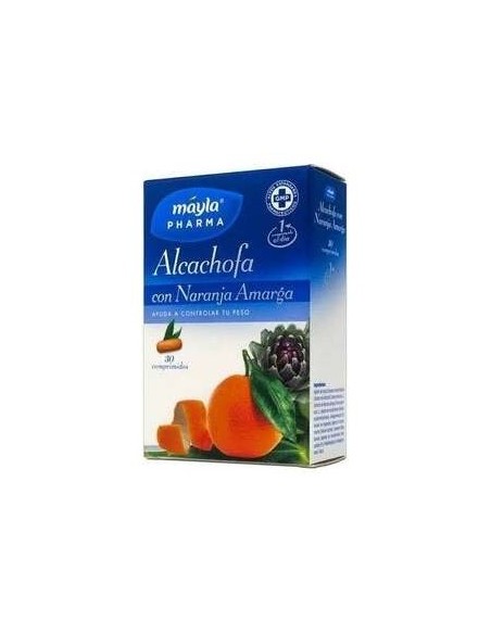 Máyla Pharma Alcachofa Con Naranja Amarga, 30 Comprimidos