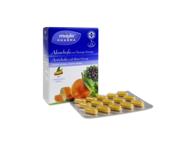 Máyla Pharma Alcachofa Con Naranja Amarga, 30...