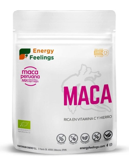 Energy Feelings Maca Polvo Eco Vegan Sin Gluten 200G