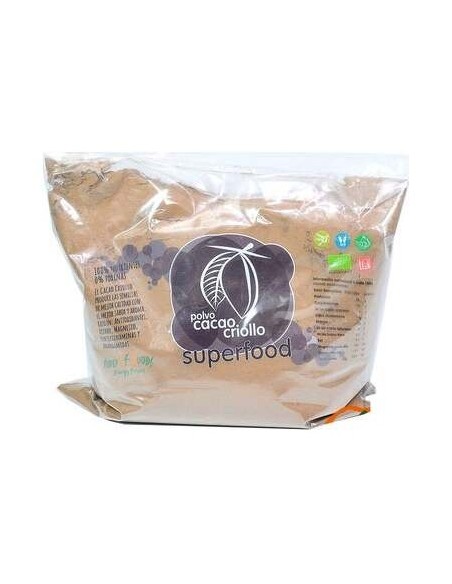 Cacao Polvo 1Kg. Eco Vegan Sg