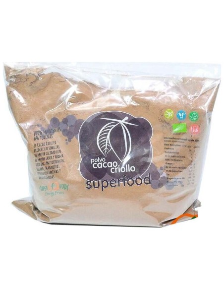 Cacao Polvo 1Kg. Eco Vegan Sg