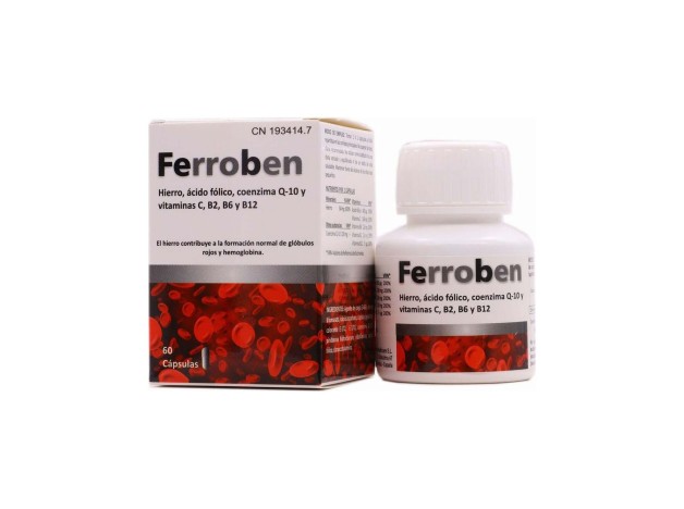 Bluecube Ferroben 60 Capsulas
