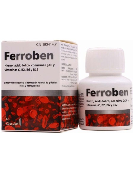 Bluecube Ferroben 60 Capsulas