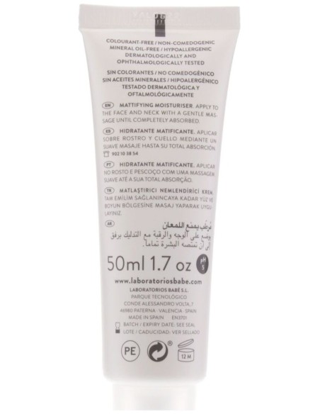 Babé Crema Hidratante Matificante + Limpiador Purificante + Neceser