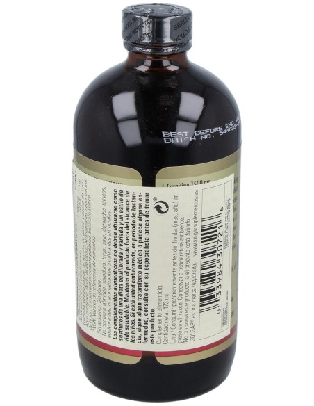 Solgar L-Carnitina Líquida 1500Mg Sabor Limón 473Ml