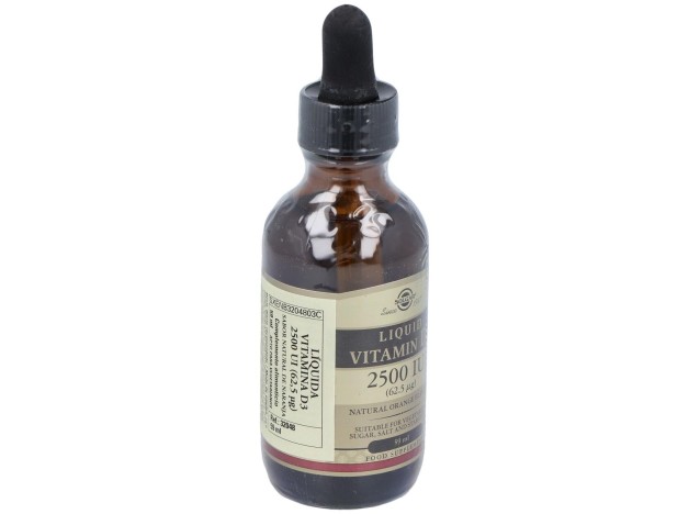 Solgar Vitamina D3 Líquida 2500Ui 62,5Mcg 59Ml