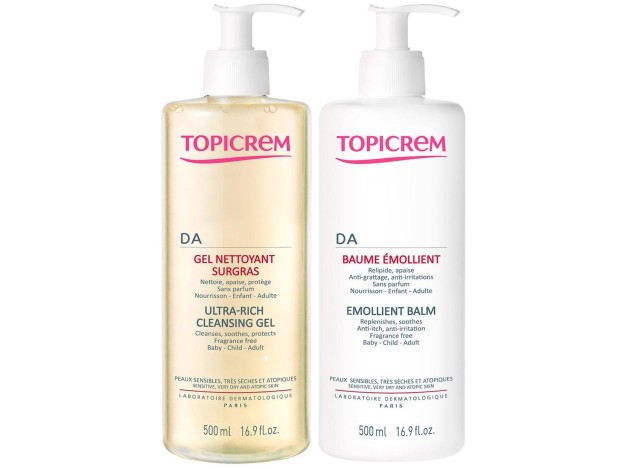 Topicrem Pack Baume + Gel Aceite 500Ml