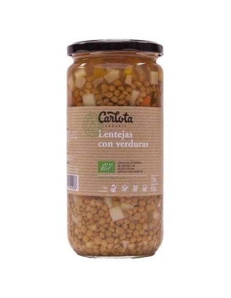 Carlota Organic Lentejas Verduras Bio 720G