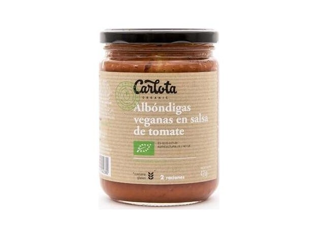 Carlota Organic Albondigas Salsa Tomat Bio Veg...