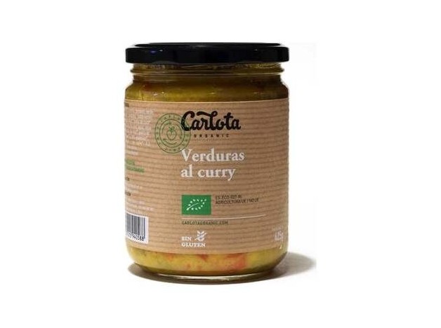 Carlota Organic Verduras Curry Bio Conserva 425G