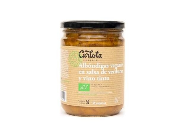 Carlota Organic Albondigas Salsa Verdu Bio Veg...