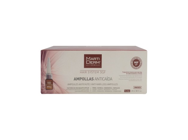 Martiderm® Hair System Ampollas Anticaída 14Amp