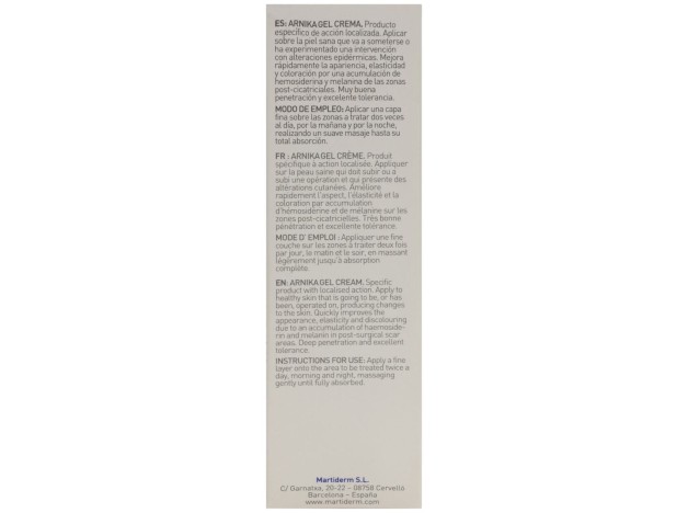 Martiderm® Skin Repair Arnika Gel Crema Spf30 50Ml