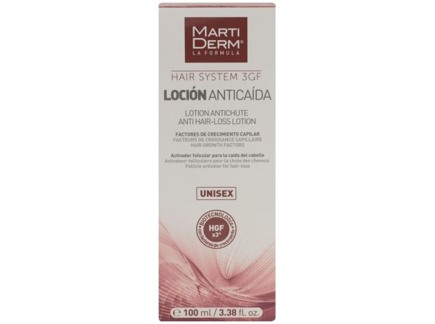 Martiderm Hair System 3Gf Loción Anticaída...