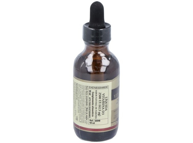 Solgar Vitamina D3 Líquida 2500Ui 62,5Mcg 59Ml