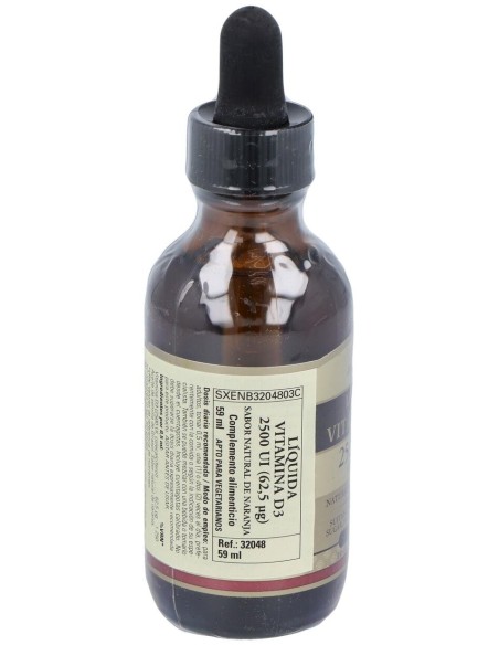 Solgar Vitamina D3 Líquida 2500Ui 62,5Mcg 59Ml