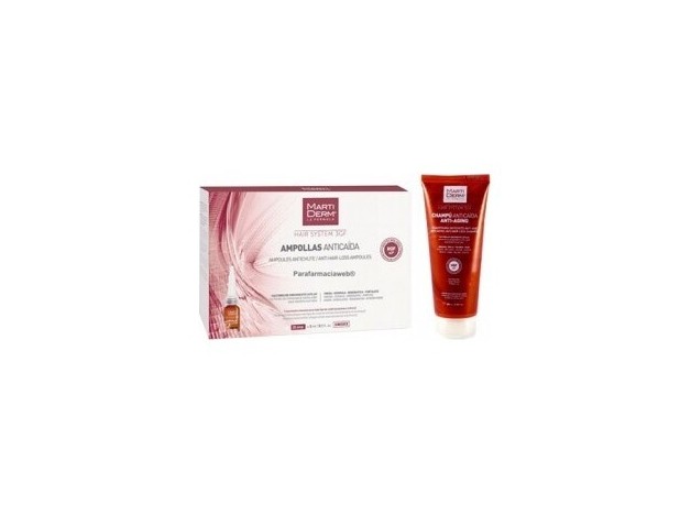 Martiderm® Hair System Ampollas Anticaída 28Amp