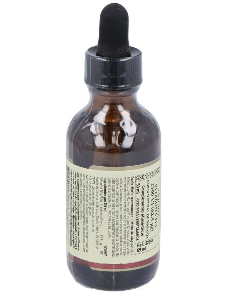 Solgar Vitamina D3 Líquida 2500Ui 62,5Mcg 59Ml