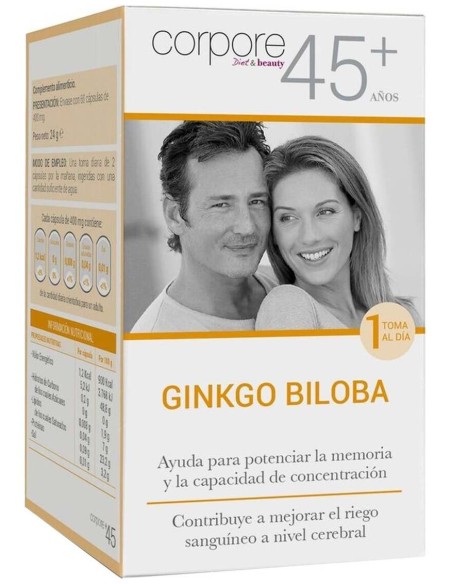 Corpore Diet 45+ Memoria Ginkgo Biloba 60Cap.
