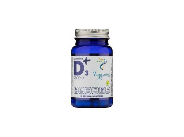Veggunn Vitamina D3 2500Ui Plus 30 Cápsulas