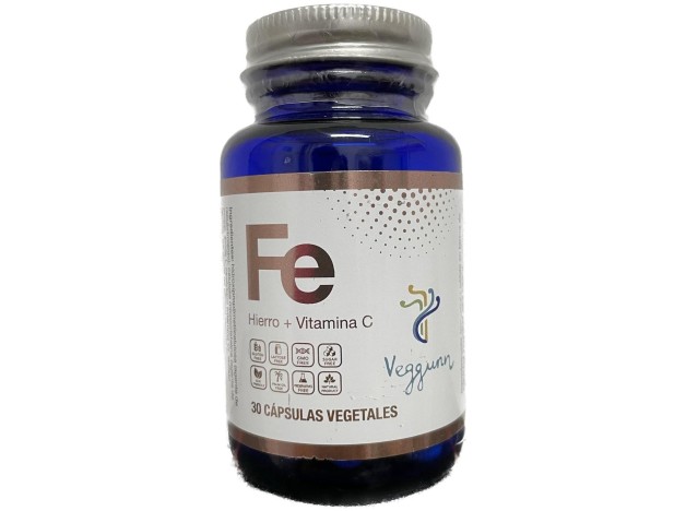 Veggunn Hierro + Vitamina C 30Caps