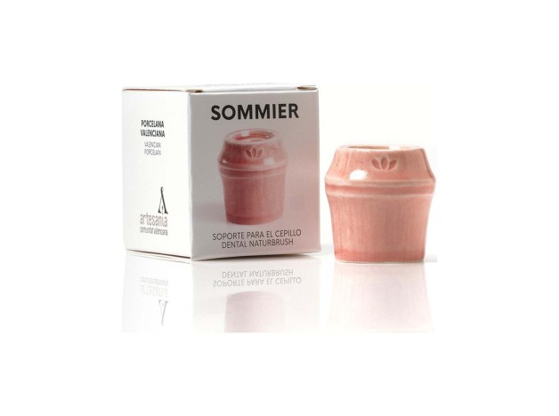 Naturbrush Sommier Soporte Cepillo Dental Rojo 1Ud