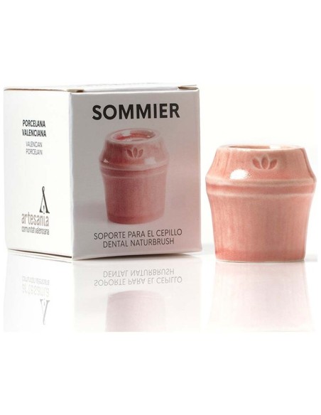 Naturbrush Sommier Soporte Cepillo Dental Rojo 1Ud