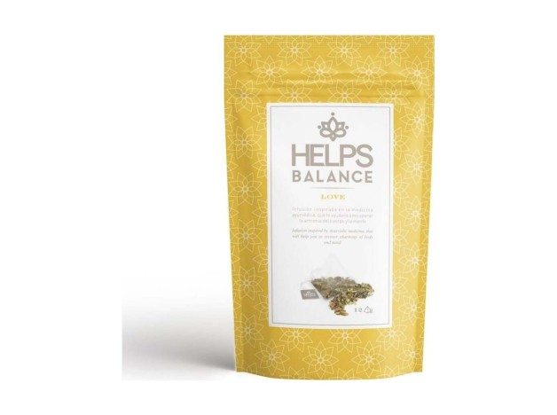 Helps Balance Love 12Bolsitas Piramidales.